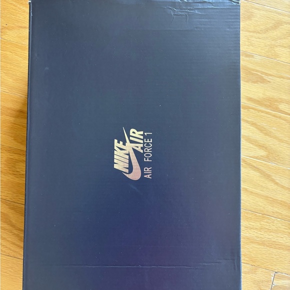 New women’s Baby Pink Nike Air Force 1 platform sneakers Size 9 - Picture 10 of 10